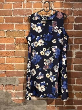Vintage 90s Explosive Worldwide Dark Floral Dress